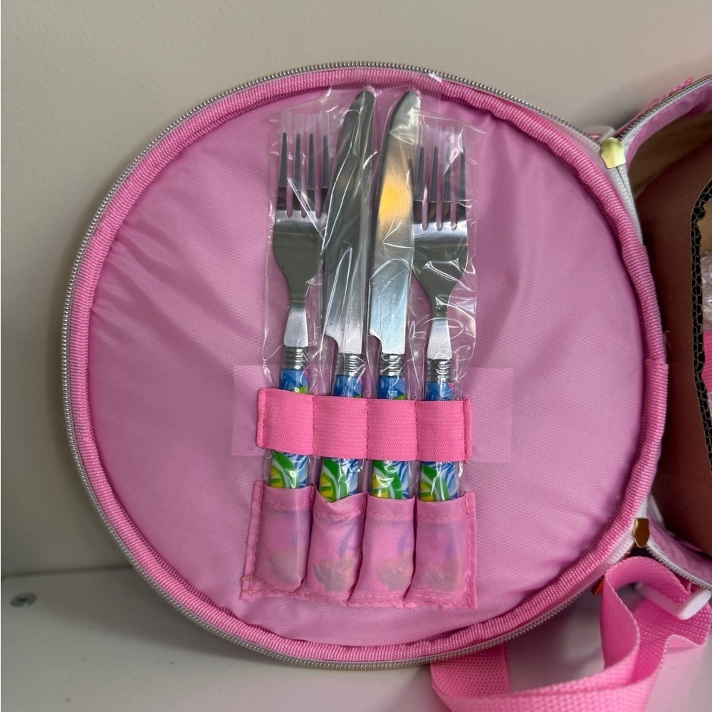 NEW Lilly Pulitzer: Havana Cocktail Print Picnic Bag - Picture 4 of 9